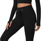QINSEN Workout Sets for Women 2 Piece Seamless Long Sleeve Crop Tops Ribbed High Waist Leggings