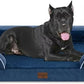 Comfort Expression XXL Orthopedic Dog Beds, Waterproof Orthopedic Foam Extra Large Dogs Beds, Washable Dog Sofa Beds with Removable Cover & Non-Slip Bottom(XX-Large,Navy Blue)