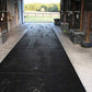 American Floor Mats - Horse/Stable Mats - Heavy Duty Stall Mats - Thick, Durable Rubber Flooring Solid Black 3/8" Thick - 4' x 25' Roll