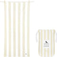 Dock & Bay Beach Towel - Quick Dry, Sand Free - Compact, Lightweight - 100% Recycled - Includes Bag - Cabana - Set of 6 - Extra Large (200x90cm, 78x35)