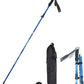 Trekking Poles - 1pc Sports Aluminium 7075 Anti Shock Walking Trekking Hiking Stick Pole,Ultralight Alpenstock,Adjustable Quick,Single Collapsible Pole