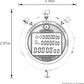Stopwatch Timer, Digital Stop Watch with 0.01second & 0.001second Timing, Metal 10/100/400 Laps Memory, Rolilink Large dispaly Alarm Clock for Coach Sports Running Marathon