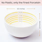 Uba Portion Control Bowl (Porcelain) for Measuring, Bariatric Diet, Diabetes & Healthy Eating (2 Pack)