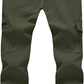 TBMPOY Men's Snow Ski Fleece Lined Hiking Pants Waterproof Winter Snowboard Warm Outdoor Insulated Pants Windproof
