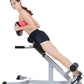 ComMax Roman Chair Back Hyperextension Bench Adjustable Back Exercise Machine Home Gym Workout Equipment for Abs and Glute