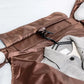Halfday Convertible 2-in-1 Garment Duffel Weekender Bag 45L | Wrinkle-Free Travel, Hanging Suit Compartment, Shoe Pockets, Trolley Sleeve. Durable & Water-Resistant Carry-On, Terracotta