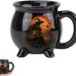 Custom Witch Cauldron Mug, Witch Themed Halloween Coffee Mug, Personalized Witches Brew Halloween Coffee Mug For Women, Besties, Family, Witches Cauldron (1 Pcs)