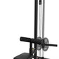 LAT All-in-one Machine with High and Low Pulley Station, LAT PullDown and LAT Row Cable Machine, LAT Tower with Adjustable Leg Support for Home Gym Total Body Training