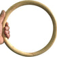 ZooBoo Wing Chun Rattan Ring - Natural Wood Rings Wing Tsun Kung Fu Legs Hand Strength Training Equipment Yewen Sau Sticky IP Man Siu Lum Kung Fu Rings - Rattan 11 inch