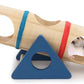 Hamster Wooden Seesaw Tunnel Toy Funny Gym Playground Exercise House for Dwarf Hamster Small Pets (Seesaw Tunnel)
