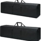 52 Inch Large Duffle Bag for Travel Camping Sport Equipment Storage Bag with 2-way Lockable Zippers(Black 52inch 2Pack)