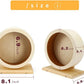 antiai Hamster Wooden Silent Wheel, Small Animal Exercise Wheel Accessories, Quiet Spinner Hamster Running Wheels Toys for Hamsters,Guinea Pig, Gerbils, Mice and Other Small Pets,8.2' Medium Size