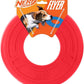 Nerf Dog Atomic Flyer Outdoor Dog Toy, 10 Inch Flying Disc Dog Fetch Toy, Rubber Dog Toy for Medium Dogs and Large Dogs, Red