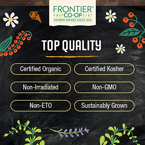 Frontier Co-op Organic Hibiscus Flowers, 16 Ounce, Sun Dried Bright Red Color, Fruity Flavor, Non Irradiated, Non ETO, Kosher