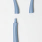 Kitteney Pet Toothbrush for Dogs, Cats with 0.06mm Super Soft Bristles, Head Replaceable, Double Headed Toothbrush for Small to Large Teeth, Easy Teeth Cleaning & Dental Care (Blue)