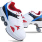 Double-Row Deform Wheel Automatic Walking Shoes Invisible Deformation Roller Skate 2 in 1 Removable Pulley Skates Skating Parkour