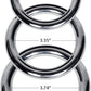 ZooBoo 2pcs Wing Chun Stainless Steel Training Rings (Pair) – Yeung Sau & Sticky Hand Strength Training for Wing Tsun, Siu Lum, and Kung Fu Practitioners