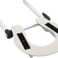 Noverlife Aluminum Universal Face Cradle for Massage Table, Lightweight Standard Massage Headrest Cradle, Professional Face Space Holder Face Cradle Replacement for Massage Bed Spa Beauty Therapy