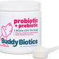 Buddy Biotics Probiotic + Prebiotic for Dogs- Gut Flora Health, Digestive and Immune Health, Diarrhea and Bowel Support – 5 Billion CFU per Scoop