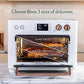 Café Couture Oven with 14 essential cooking modes, including Air Fry, CrispFinish, Bake, Broil, Roast, Toast, Pizza, WiFi & Smart Connected, Voice Control, Countertop Small Appliances, Matte White