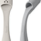 Coomazy Dog Finger Toothbrush, Dog Tooth Brushing Kit with Food Grade Silicone, Easily Clean Teeth Dirt, Suitable for Medium and Large Dogs, 2-Packs, Beige+Grey