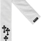 SLEEFS White Gothic Cross Thin Football Towel