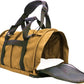 SturdiBag XL Pet Travel Carrier: Flexible Height for Cat and Dog Soft Sided with Safety Clips and Seatbelt Straps | Earthy TAN, 20" x 16" x 12" (PN: SB3-PRO-ET)