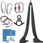 Aerial Silks Starter Kit - Durable 9 Yards of Aerial Yoga Hammock with Hardware & Guide - Aerial Swing for Acrobatic Flying Yoga & All Levels (Aerial Rigging Point Up to 13ft)