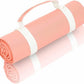 4’9” x 6’3” White Lightweight Water-Resistant Canvas Mat – Picnic, Outdoor, Beach, Park, Camping, Toy Mat