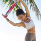 yogadesignlab YOGA DESIGN LAB | The Yoga Strap | Luxurious, Extra Long, Super Soft, Eco Printed | Studio Quality, Adjustable | Safely Stretch Further and Hold Longer | 8 ft Long