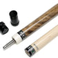 2-Piece Pool Cue Stick + Pool Cue Case with Carbon Extension