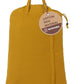 LFH Home Cotton Canvas Large Laundry Bag with Handle, Heavy Duty Drawstring Closure Washable Laundry Bags, School Travel, Home, Hotel, College Dorm, Organizer Sack, Toys Clothes 28x40-Yellow