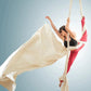 Aerial Silks Yoga Swing Set - 9/11 Yards Aerial Yoga Hammock Kit Anti-Gravity Flying for Fitness, Low/Non Stretch Nylon Tricot Fabric Hardware Included for Dance