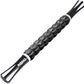 Muscle Roller Stick for Athletes - Deep Tissue Fascia Blaster & Roller Massager for Myofascial Pain Relief - Handheld Physical Therapy & Recovery Tool(White black-18 inch)