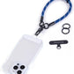 project-cb Phone Wrist Strap×1,Phone Tether Tab×2,Phone Wristlet,Phone Lanyard Wrist Strap,Key Holder,Keychain,Key Ring×2(Blue)