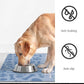 Pet Feeding Mat-Absorbent Dog Mat for Food and Water Bowl-No Stains Quick Dry Water Dispenser Mat-Dog Accessories Pet Supplies-Bowl for Messy Drinkers（Bone,17"x28"