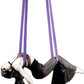 6.6ft 2m Aerial Loops Aerial Straps Ropes Aerial Acrobatics Body Loop Trapeze Circus Apparatuses Equipment Yoga Straps 1 pairs