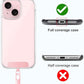 Phone Wrist Strap Lanyard, Adjustable Wristlet Strap Lanyard with Slim Patch for iPhone and Most Cell Phone – Pink