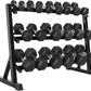 Ritafer 350-550 lbs Hex Weight Dumbbell Set with Rack 5-50 lbs Hand Weights for Strength Training for Home Gyms Rubber Iron Coated Dumbbells Exercise & Fitness Equipment to Training Strength Muscle