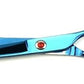 LILYS PET Professional PET Grooming Scissors Kit,Coated Titanium,Sharp and Strong Stainless Steel Blade for Dogs Cats Hair Cutting,3 Pieces of Scissors with a Comb and a Case (8.0 inches, Blue)