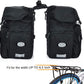 Dreamoon 50L Bike Panniers, Waterproof Bicycle Commuting Bag Saddle Bags with Rain Cover, Bike Rear Seat Bag Carrier with Reflective Trim, Cycling Organizer for Width Less Than 6.3 inches Rack (Black)