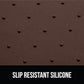 GORILLA GRIP 100% Waterproof Raised Edge BPA Free Silicone Pet Feeding Mat, Dog Cat Food Mats Contain Spills Protects Floors, Placemats for Cats and Dogs Water Bowl, Pets Accessories 16x10, Brown