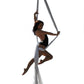 DASKING Aerial Silks Starter Kit - Durable 11Yards of Aerial Yoga Hammock with Hardware, Aerial Swing for Acrobatic Flying Yoga & All Levels (Aerial Rigging Point Up to 14ft)