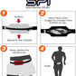 SPIbelt Running Belt for Women Men, Phone Holder for Running, Running Fanny Pack, Running Waist Pack, Adjustable Waist, [Fits All Phones]. Made from Recycled Materials. Blue with Black Zipper