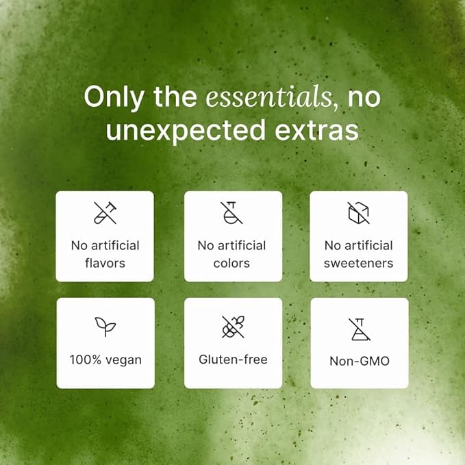Super Greens Powder Superfood Organic, 229 Servings Digestive Enzymes, Probiotics & Vitamins Vegetables (Wheatgrass, Spirulina & more), Fruits, 4 Pounds(64oz).
