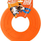 Nerf Dog Atomic Flyer Outdoor Dog Toy, 10 Inch Flying Disc Dog Fetch Toy, Rubber Dog Toy for Medium Dogs and Large Dogs, Orange
