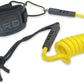 Bodyboard Leash Coiled Rope 4FT |Surf Accessories Replacement Surfboard Leash Red and Yellow