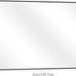 36" x 55"Bathroom Mirror, Matte Black Wall Mirror with Metal Frame, Decorative Rectangular Vanity Mirror for Bedroom Bathroom Living Room Entryway (Horizontal/Vertical)