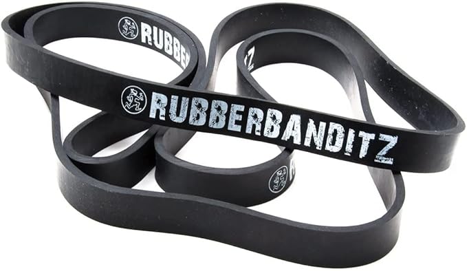 Rubberbanditz Pull Up Assist Resistance Bands Heavy Duty Loop Exercise Workout Bands for Powerlifting, Mobility, and Stretching