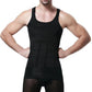 GKVK Mens Slimming Body Shaper Vest Shirt Abs Abdomen Slim